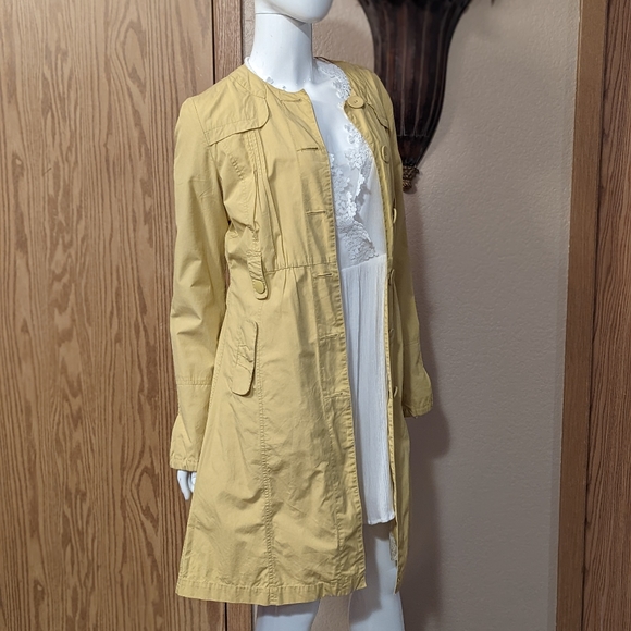Clockhouse Jackets & Coats Clockhouse Mustard Yellow Trench Coat